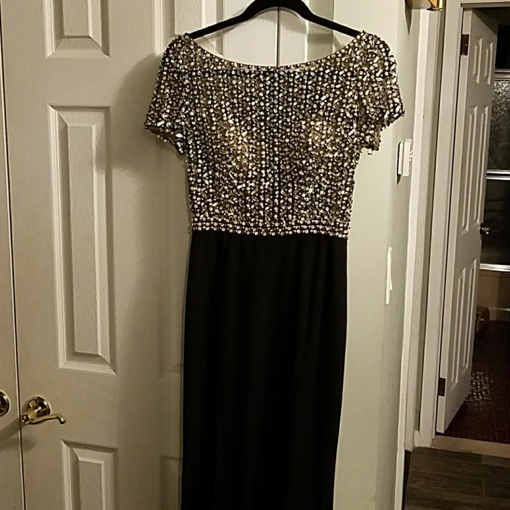 Terani Couture Crystal Rhinestone Mermaid Gown 4 - Picture 4 of 6